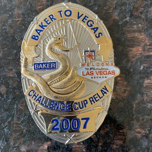 Commemorative Badge-Baker to Vegas 2007